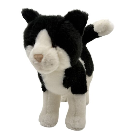 Douglas Scooter the Black & White Cat Stuffed Animal Standing Plush Cuddly Soft - Picture 1 of 12